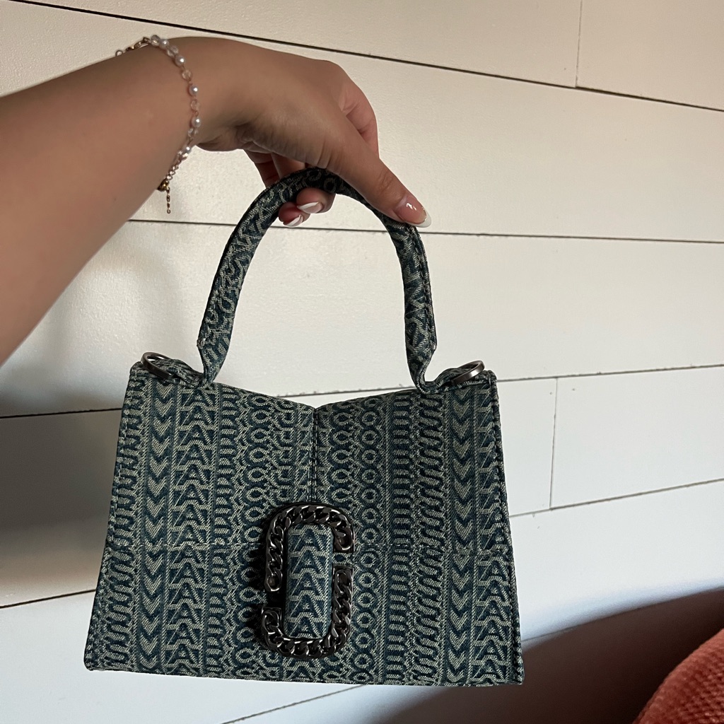 Marc Jacobs - Denim Monogram St. Marc Bag